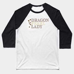 Dragon Pearl Lady Baseball T-Shirt